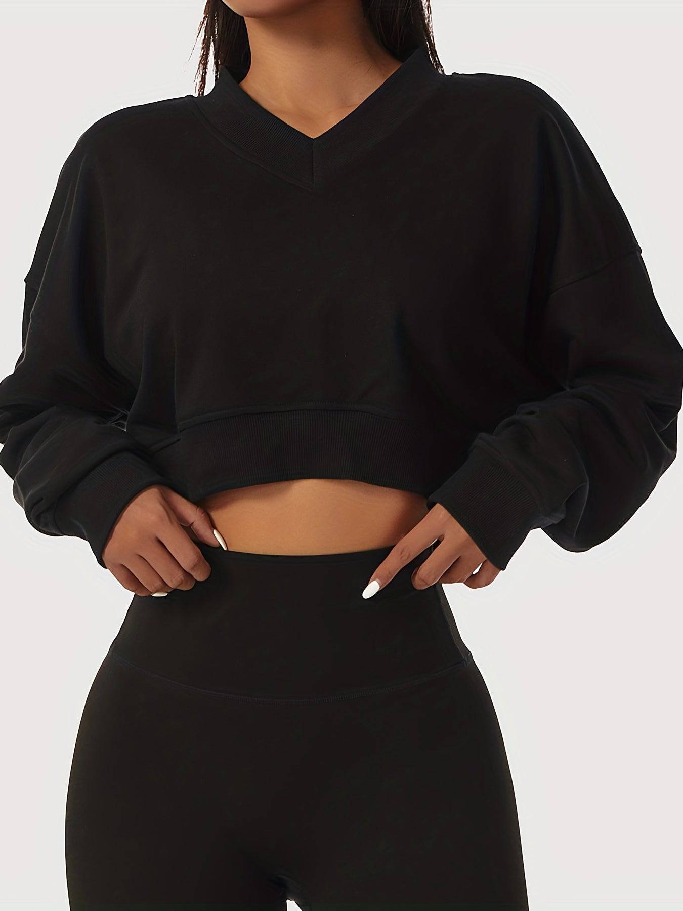 Verkürzte Langarm-Sweatshirts - Sportliche Eleganz für Damen