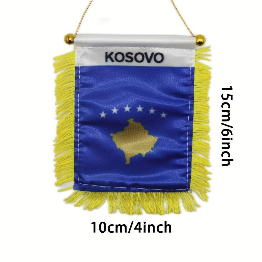 Kosovo Flagge  Auto-Hängeflagge - 1Stück