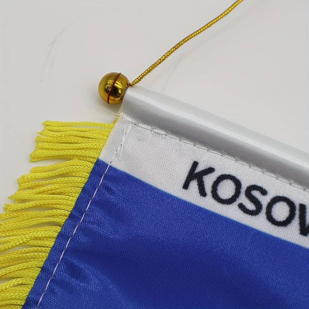 Kosovo Flagge  Auto-Hängeflagge - 1Stück