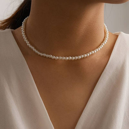 Elegante Perlenkette - Koreanischer Stil - Vielseitiges Damenaccessoire