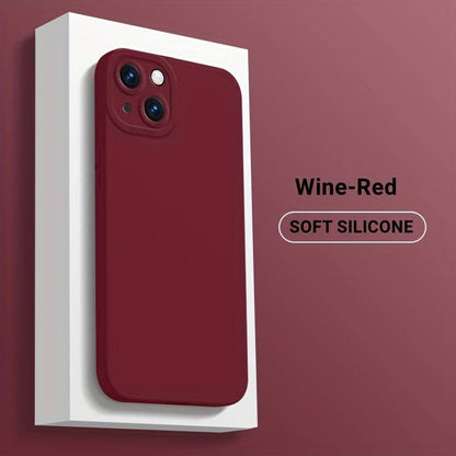Quadratische Flüssigsilikon-Handyhülle für iPhone 15 11 12 13 14 Pro Max 14 Plus Kamera-Schutzhülle mit integriertem Flaum-Softcover.

Neuer Produkttitel: Luxus-Silikonhülle für iPhone 15 Pro Max - Quadratisch, Kameraprotektor, flaumiges Softcover.