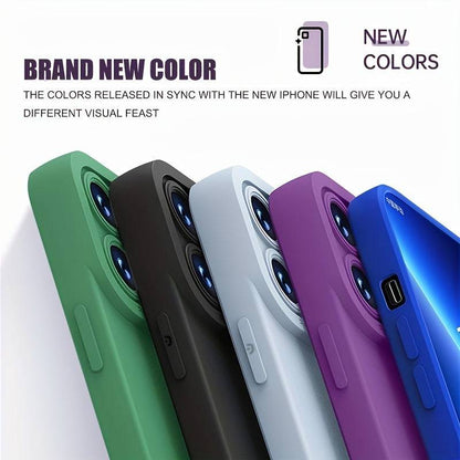 Quadratische Flüssigsilikon-Handyhülle für iPhone 15 11 12 13 14 Pro Max 14 Plus Kamera-Schutzhülle mit integriertem Flaum-Softcover.

Neuer Produkttitel: Luxus-Silikonhülle für iPhone 15 Pro Max - Quadratisch, Kameraprotektor, flaumiges Softcover.