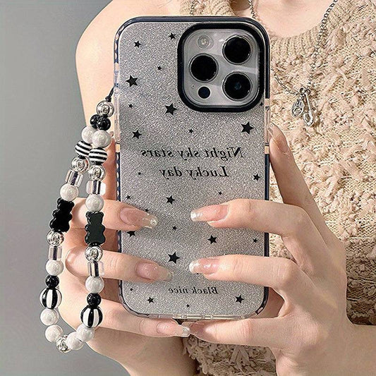 Glitzernde Handyhülle - Anti-Fall, Stoßfest - Für iPhone 15-11 Pro Max XS Max - Geschenk für Geburtstag, Halloween, Weihnachten.