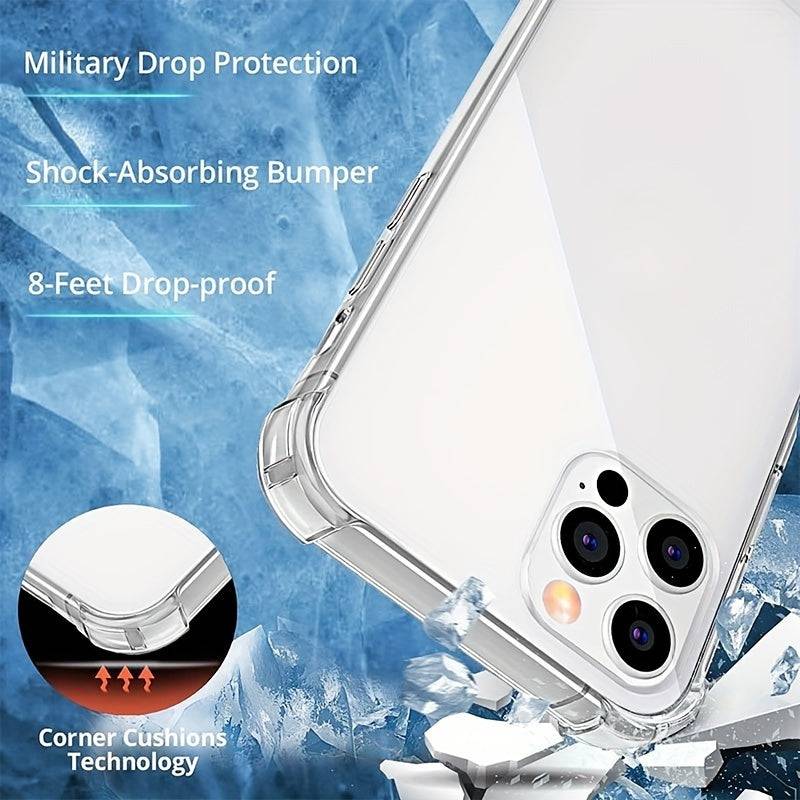 Stoßfeste Silikonhandyhülle - Perfekter Schutz für dein iPhone!