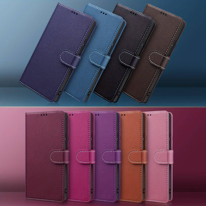 Luxus-Leder Flip-Hülle für Samsung Galaxy S24-Serie – stoßfest, mit Buchständer, Geldbörsenfunktion und Kartenhalter