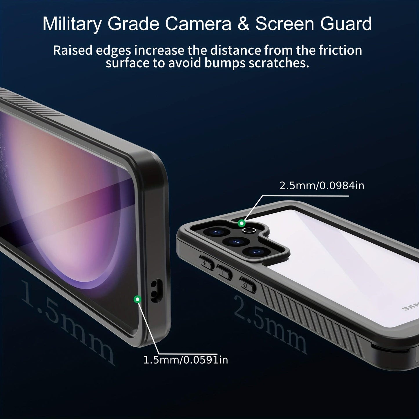 "Ultimativer Schutz: Samsung Galaxy S24/S24+/S24U - schlank, stoßfest, staubdicht, kratzfest, wasserdicht"