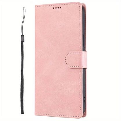 Stilvoller Luxus für iPhone: Flip-Handyhülle mit praktischer Brieftasche