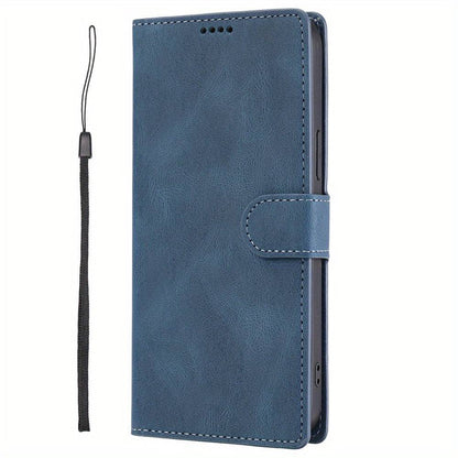Stilvoller Luxus für iPhone: Flip-Handyhülle mit praktischer Brieftasche
