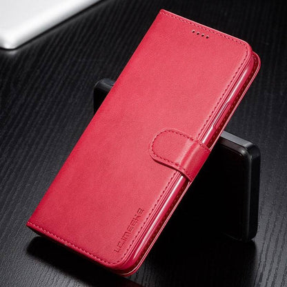 Luxus Leder Wallet Case - Stilvolle Schutzhülle für iPhone Modelle.