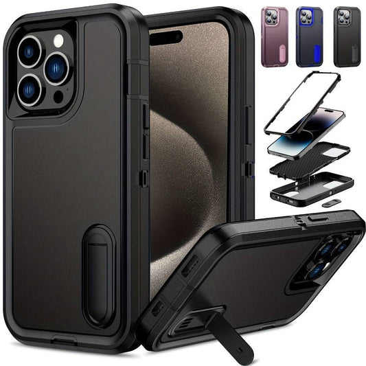 Premium Schutzhülle für iPhone 15 Pro Max und iPhone 14 Pro Max - Robust, magnetisch, mit Kickstand und Autohalterung.