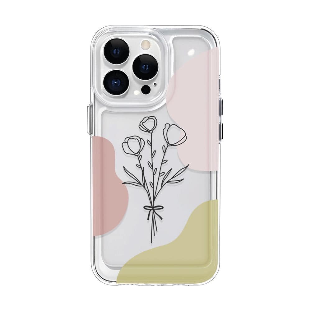 Stoßfestes Rose Graphic Phone Case - Passend für iPhone 15/11 Pro Max/11/14 Pro/14/13/12 Pro Max - Weiches Schutzhülle