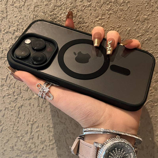 Transparente magnetische Handyhülle für iPhone 15-11 Pro Max - Stoßfest, kabelloses Aufladen - Geschenkidee zu Geburtstag, Halloween, Weihnachten.