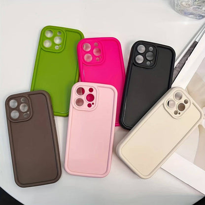 Candy Color Phone Case - Perfekte Passform für iPhone 15 bis 11