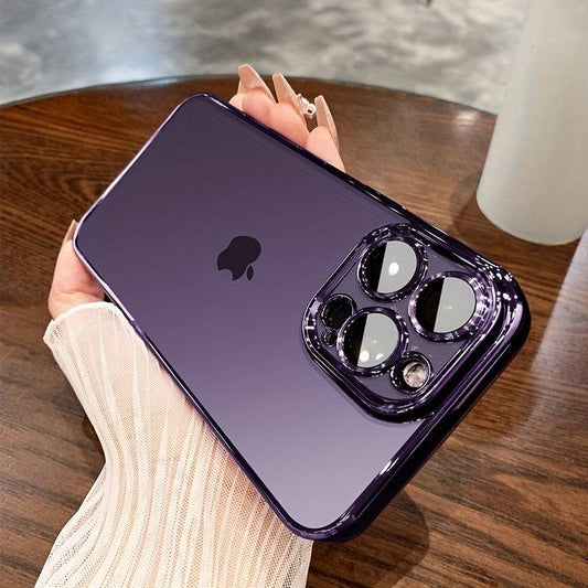 Luxus-Transparente Hülle für iPhone (14-7) in 5 Farboptionen