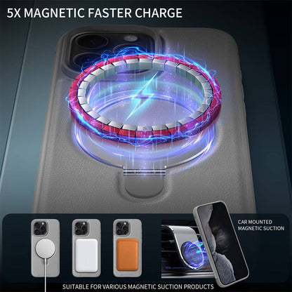 Magnetische Ringständer-Hülle für iPhone 15 Pro Max – Schutz mit Stil!