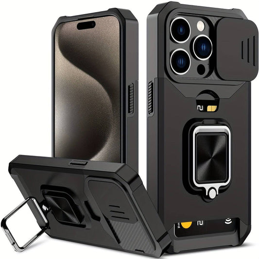 Schutzhülle mit Ringständer für iPhone 15 Pro Max