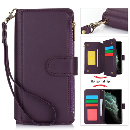 Multifunktionale Brieftaschenhülle für Samsung Galaxy S24-S23 Plus, A14-A54, Note 20 Ultra