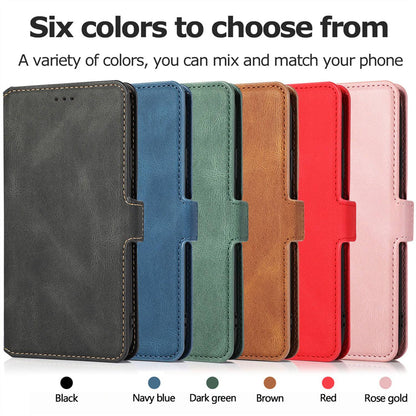 PU Kunstleder Flip Handyhülle Für Samsung Galaxy S20 FE Ultra S10 S9 S8 Plus Wallet Card Slot Magnetständer Cover