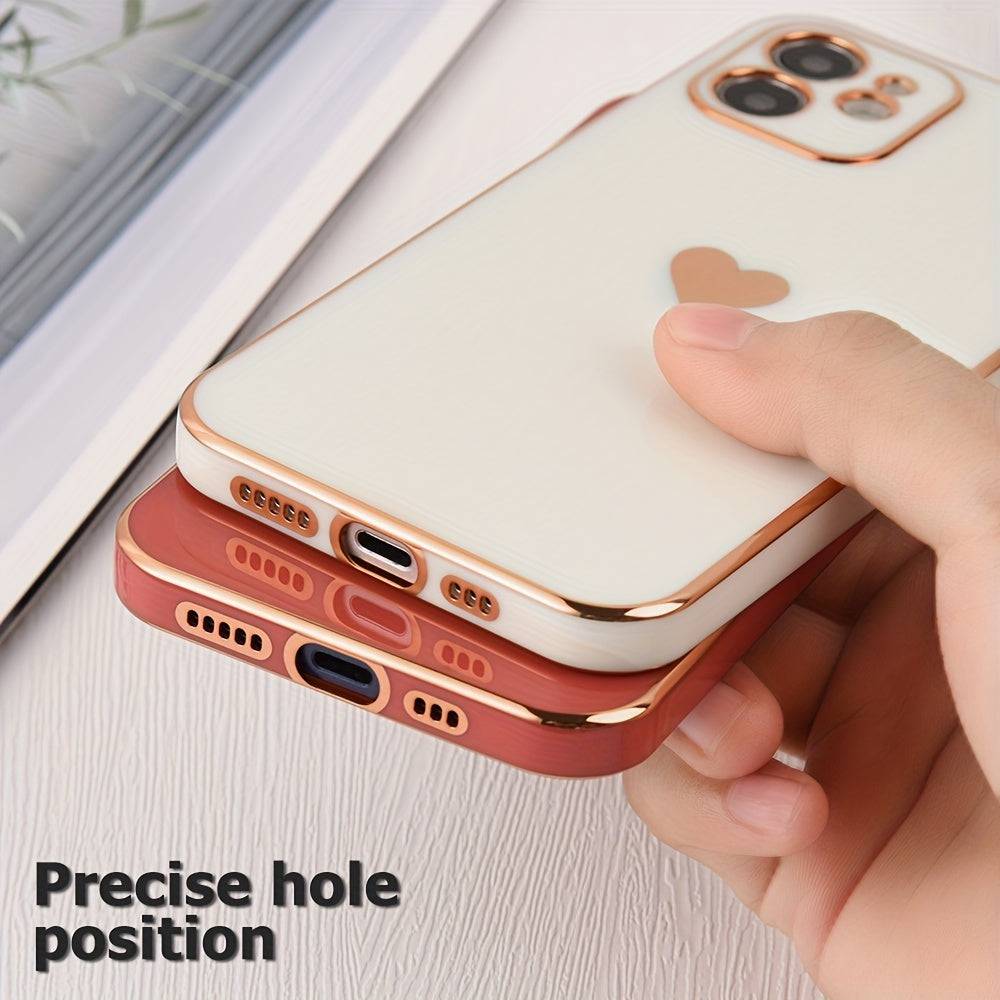 Solide Beschichtung - Objektivschutz - Handyhülle - iPhone 12-14 - Pro Max - SE - Soft Cover