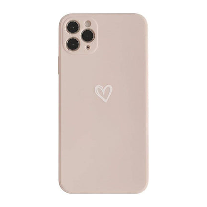 iPhone Case Straight Edge - Elegantes silikon TPU mit Matt Effekt (Kompatibel mit iPhone Modellen 3-15)