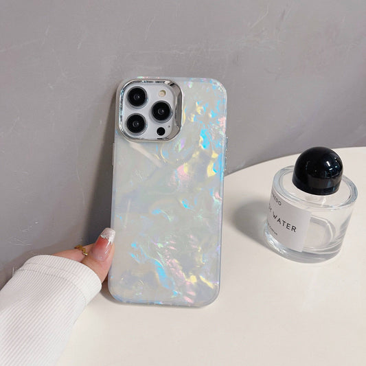 Glitzernde Muschelmuster Hülle - Perfekt für verschiedene iPhone Modelle.