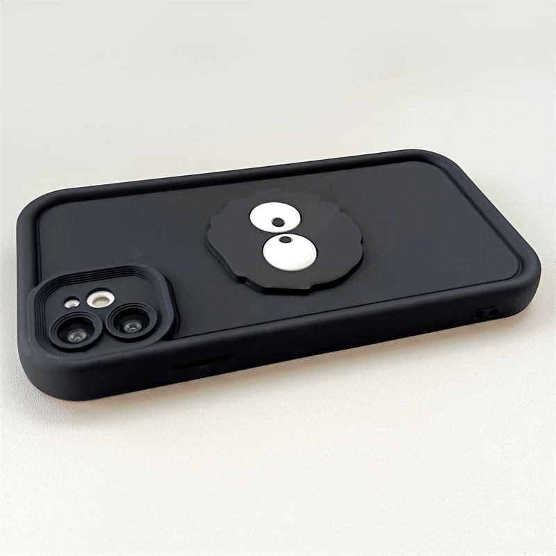 Schützende TPU Silikonhülle mit niedlichem Kohleball-Design für Xiaomi Redmi & Note Serie.