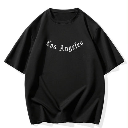 Los Angeles bedrucktes HerrenT-Shirt mit kurzen Ärmeln