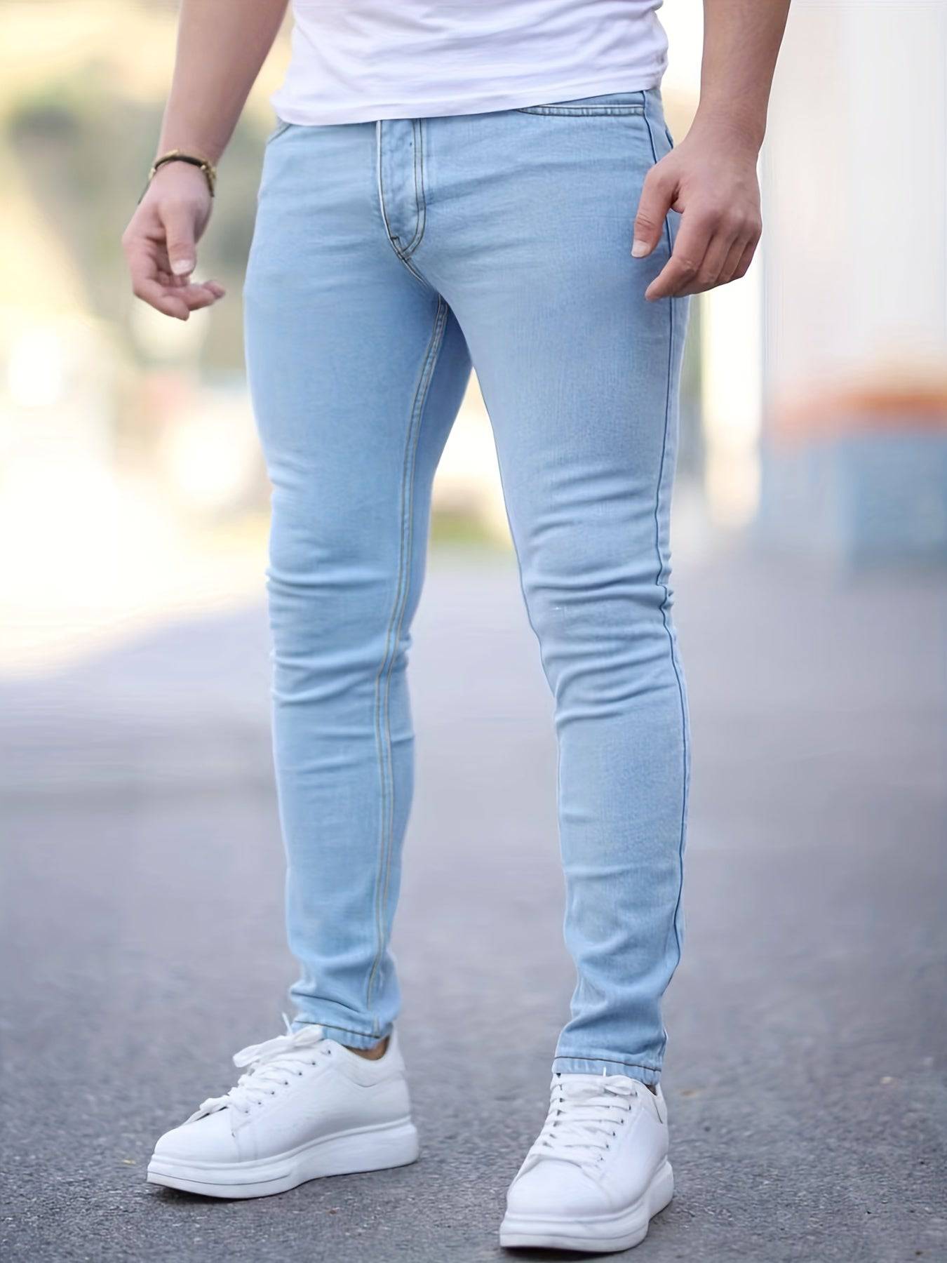 Elegante Slim Fit Baumwolljeans - Perfekte Passform für den Sommer!