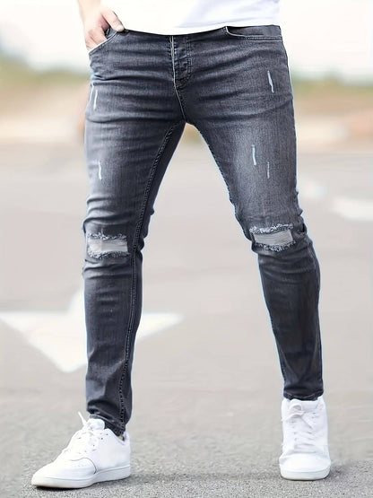 Lässige Herren-Jeans mit Street-Style und mittlerem Stretchanteil.