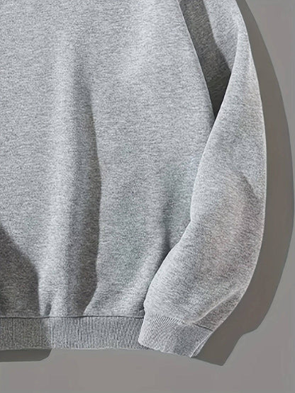 Modisches Langarm-Sweatshirt für Herren - Lässig und trendig für Outdoor-Sport (Herbst/Winter)