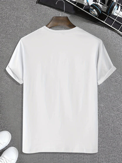 Schmelzendes Headset Druck T-Shirt für Herren, Männer Outfit, Geschenkidee