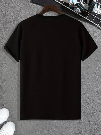 Schmelzendes Headset Druck T-Shirt für Herren, Männer Outfit, Geschenkidee