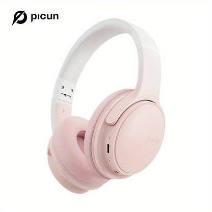 Picun Queen Wireless-Kopfhörer Over-Ear: Faltbar, 65h Wiedergabezeit (Handy, PC), Weich & Leicht