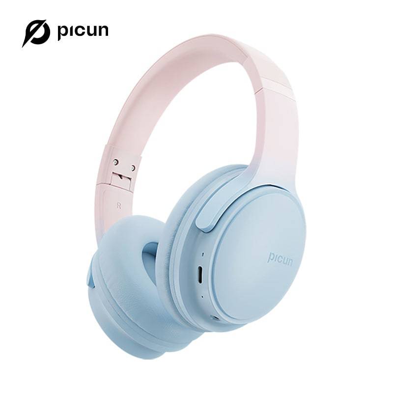 Picun Queen Wireless-Kopfhörer Over-Ear: Faltbar, 65h Wiedergabezeit (Handy, PC), Weich & Leicht