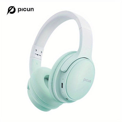 Picun Queen Wireless-Kopfhörer Over-Ear: Faltbar, 65h Wiedergabezeit (Handy, PC), Weich & Leicht