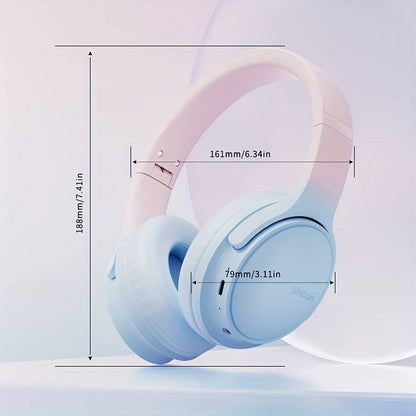 Picun Queen Wireless-Kopfhörer Over-Ear: Faltbar, 65h Wiedergabezeit (Handy, PC), Weich & Leicht