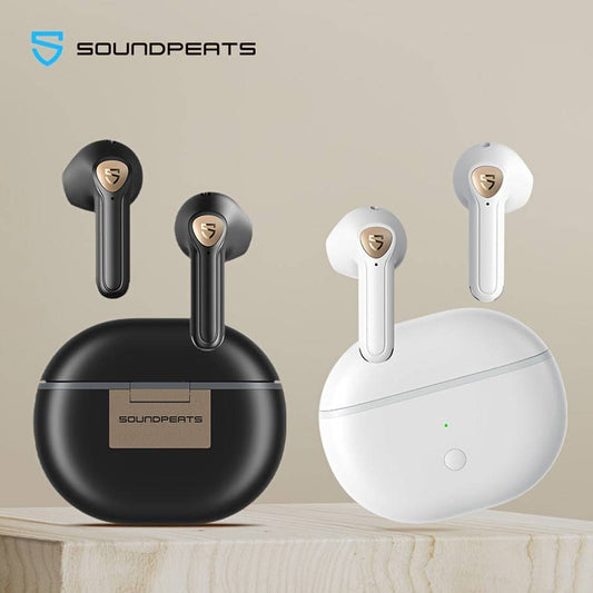 SOUNDPEATS Air3 Deluxe HS - Kabellose Ohrhörer mit Hi-Res-Audio, BT 5.2 und 4 Mikrofonen.