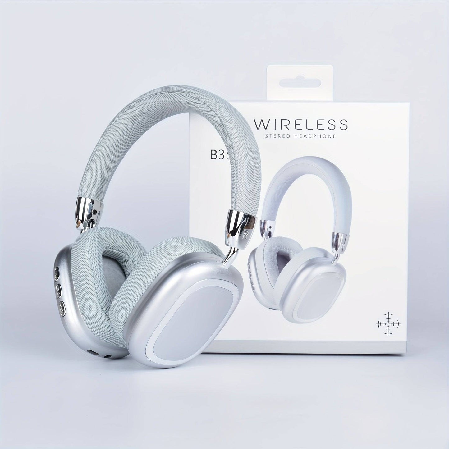 B35 Kabelloses Headset - Stereo-Rauschunterdrückung, Faltbar, Schwamm