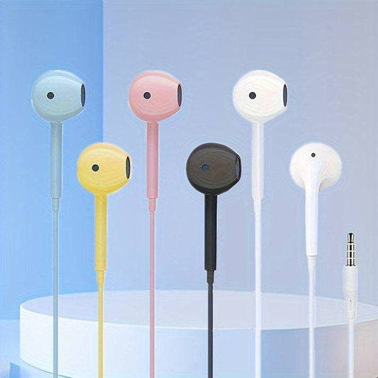 Buntes In-Ear Headset für iPhone/Android, kraftvoller Bass