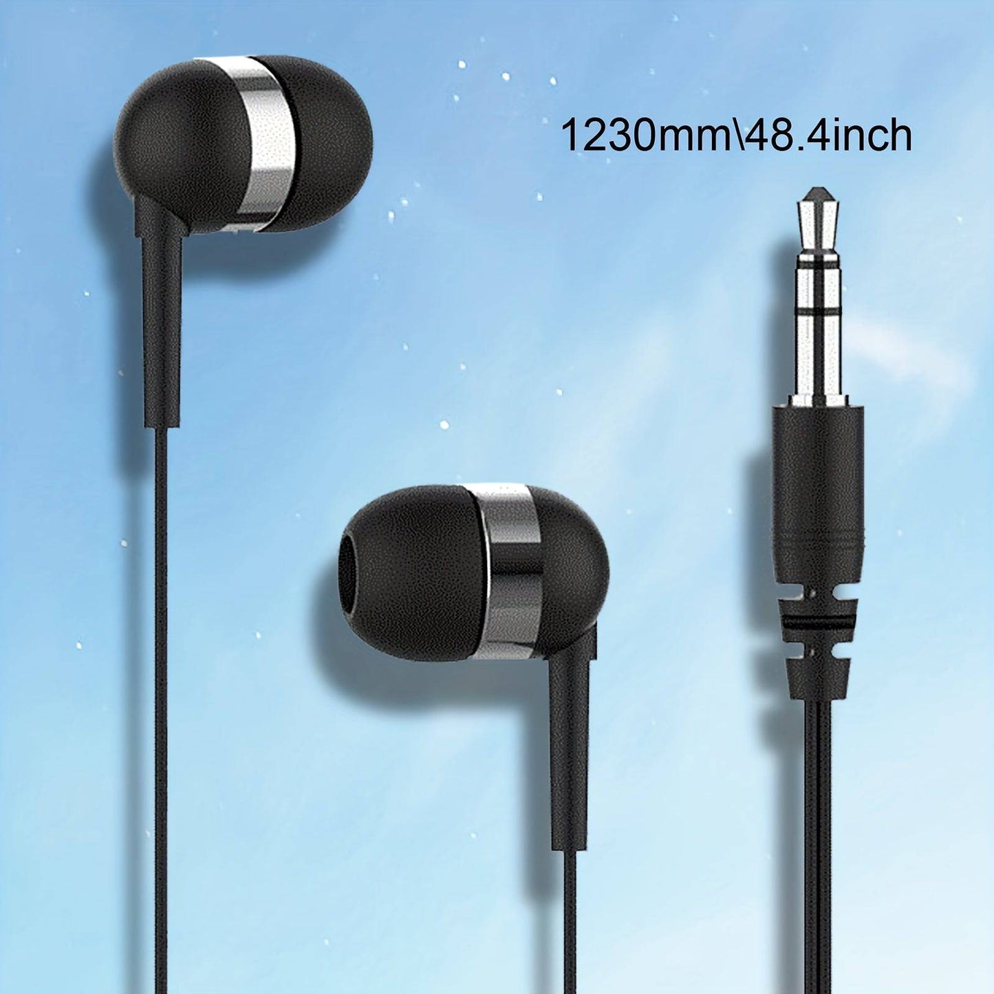 Präzise In-Ear-Ohrhörer mit Kabel und 3,5-mm-Schnittstelle.