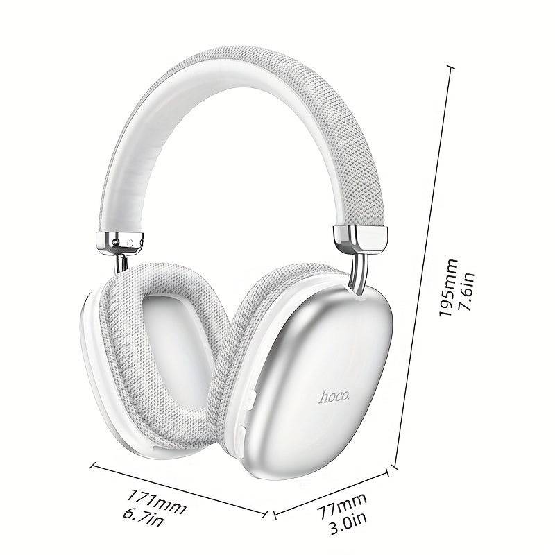 HOCO W35P - Kabelloses BT-Headset, Geräuschunterdrückung, HiFi-Sound, Over-Ear, Stereo, für iOS/Android.