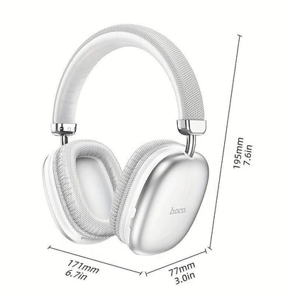 HOCO W35P - Kabelloses BT-Headset, Geräuschunterdrückung, HiFi-Sound, Over-Ear, Stereo, für iOS/Android.