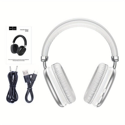 HOCO W35P - Kabelloses BT-Headset, Geräuschunterdrückung, HiFi-Sound, Over-Ear, Stereo, für iOS/Android.