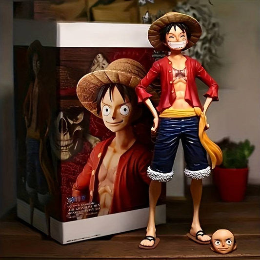 Luffys Drei-Formen-Gesichtswechsel-Puppe - Einzigartige Dekoration, perfektes Geburtstagsgeschenk!