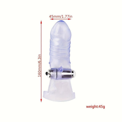 Silikon-Vibrationsring für G-Punkt-Massage, Masturbation und Vergnügen