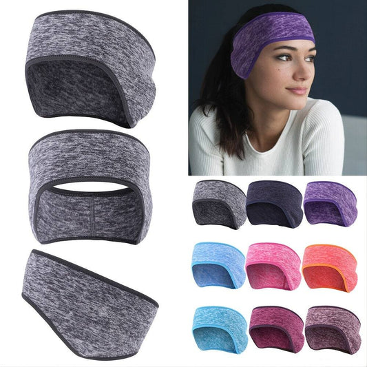 Polar Fleece Sports Headband - Winddicht, Atmungsaktiv, Wintersport-Essential.