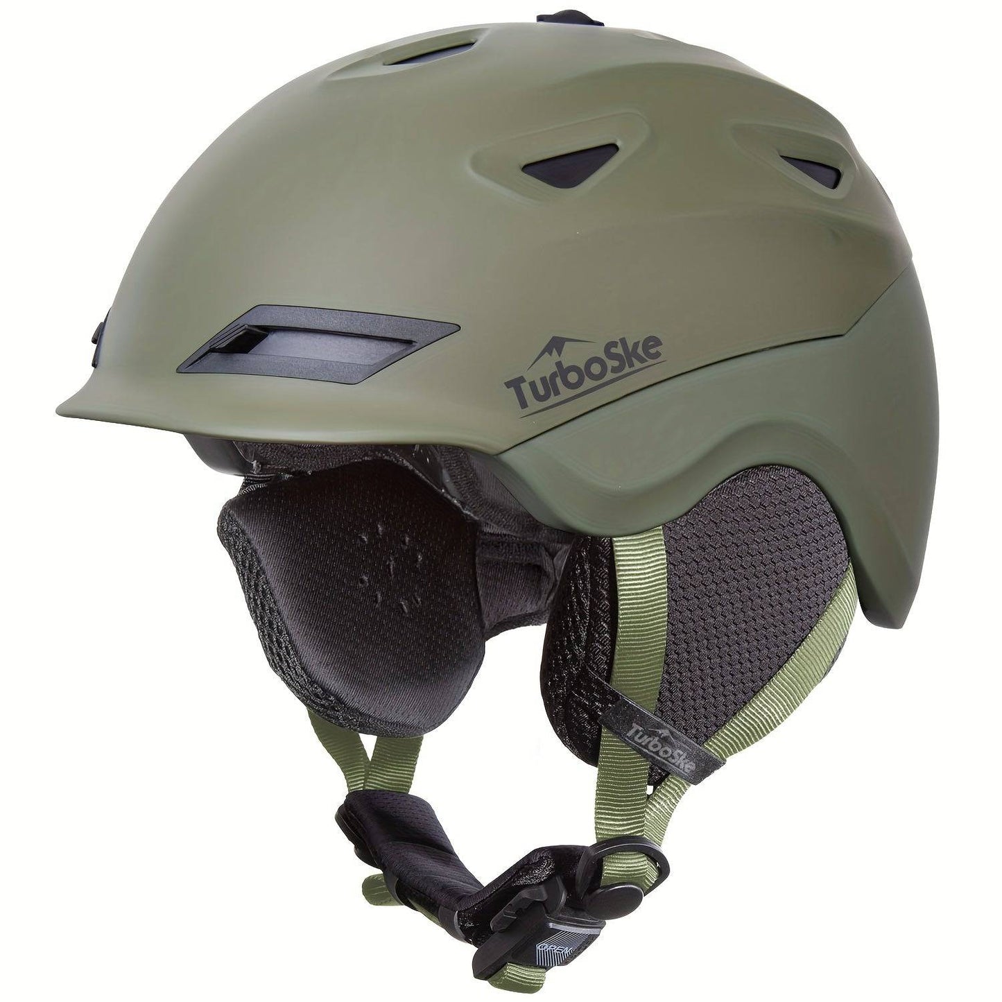 TurboSke 1pc Skihelm, Snowboardhelm - Aktive Ventilation, Audio-kompatibel, Sicherheitsstandard ASTM - Luxuriöser Schneesporthelm für alle.