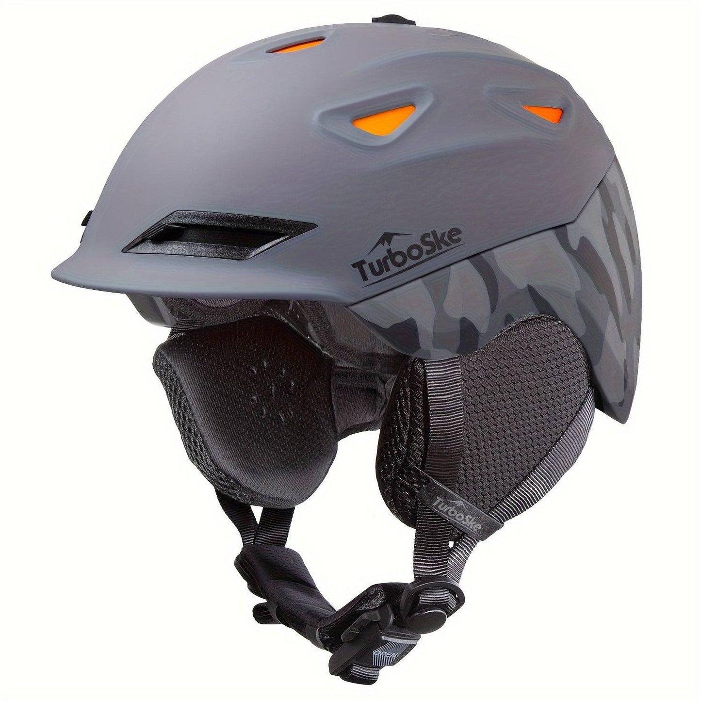 TurboSke 1pc Skihelm, Snowboardhelm - Aktive Ventilation, Audio-kompatibel, Sicherheitsstandard ASTM - Luxuriöser Schneesporthelm für alle.