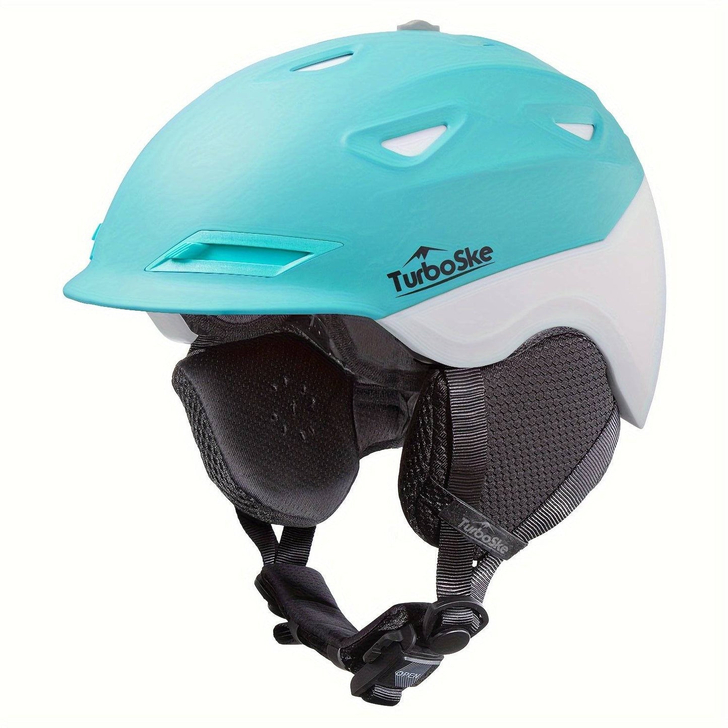 TurboSke 1pc Skihelm, Snowboardhelm - Aktive Ventilation, Audio-kompatibel, Sicherheitsstandard ASTM - Luxuriöser Schneesporthelm für alle.