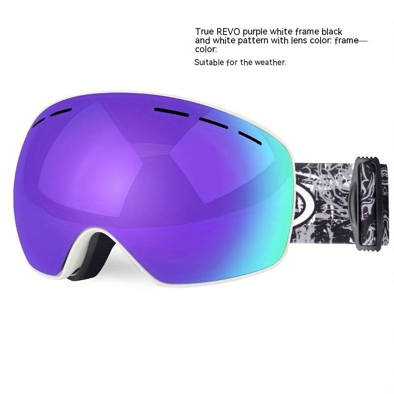 Double-Layer Anti-Fog Skibrille - für klares Sehen beim Skifahren (10 Wörter)